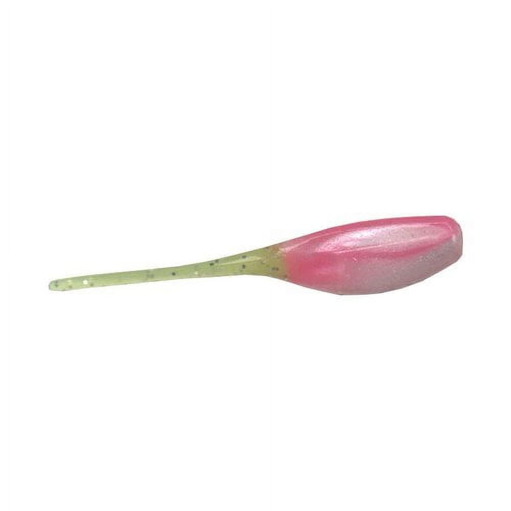 Arkie Lures 2 inch Sexee Tail Shad Soft Fishing Lure, Color Pink