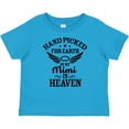 thumbnail image 3 of Inktastic Handpicked for Earth by My Mimi in Heaven with Angel Wings Boys or Girls Baby T-Shirt, 3 of 5