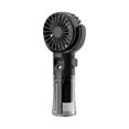 thumbnail image 2 of Misting Fan Portable - Handheld Personal Fan with Mist Spray, 4 Speeds, USB Rechargeable for Travel, Outdoors, Makeup, Camping, Home, and Office Use Black, 2 of 8