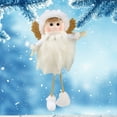 thumbnail image 6 of YOHAVEN Christmas Plush Tree Doll Ornament, Long Leg Hanging Decoration for Tree, Shelf Table, Holiday Decor for Home Office Seasonal Display, 6 of 7