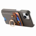 thumbnail image 3 of Case for FOXDOCK iPhone 14 , Leather, Bear Ring, Card Holder, 3 of 4