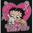 thumbnail image 2 of Betty Boop Cancer Stronger Every Day Women's T Shirt Ladies Tee Brisco Brands S, 2 of 5