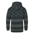 thumbnail image 2 of J. America Youth Triblend Fleece Hooded Sweatshirt, 2 of 3