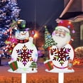 thumbnail image 4 of Aunavey Christmas Santa Claus Snowman Decorative Lights for Yard Decor, 4 of 5