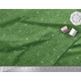 thumbnail image 3 of Soimoi Green Rayon Fabric Spiral & Dots Printed Fabric 1 Yard 42 Inch Wide, 3 of 3