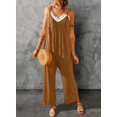 thumbnail image 3 of Mono Happy Sailed de pierna ancha para mujer, color caqui, talla S, 3 of 7