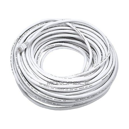 UPC: 0844660023333 | Monoprice 102333 100  24-AWG CAT-6 UTP Ethernet Network Cable White