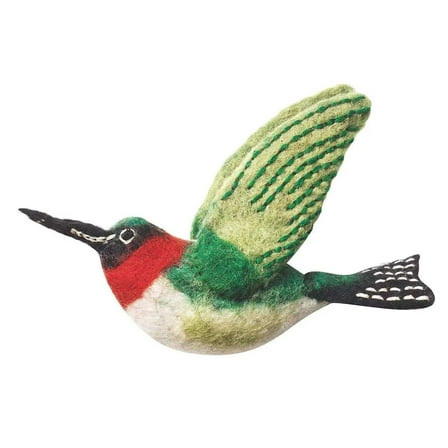 Felt Bird Garden Ornament Hummingbird Wild Woolies