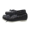 thumbnail image 7 of WEATHERPROOF VINTAGE Mens Navy Cushioned Benny Round Toe Lace-Up Boat Shoes 10 M, 7 of 7