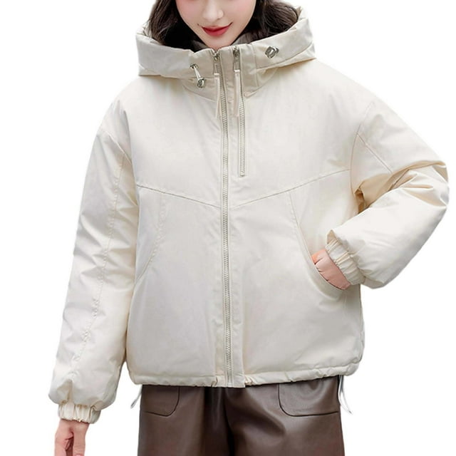 Veste d'Hiver à Capuche pour Femmes, Longue, Chaude, Isolée Thermiquement avec Poches pour Temps Froid