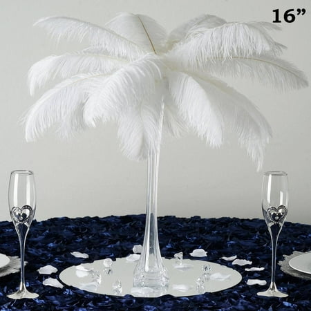 Balsacircle 12 Pcs 16 Tall Glass Eiffel Tower Vases Wedding