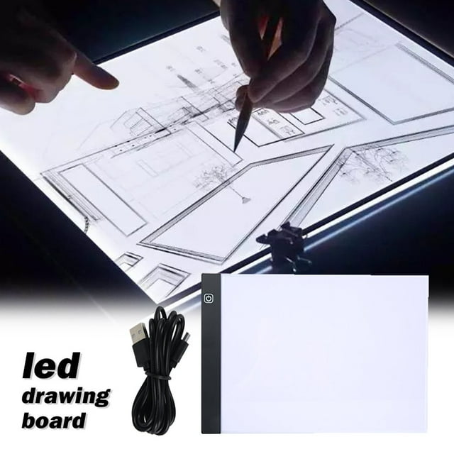 Tracing A4 Led Artcraft Light Pad Artist Tattoo Stencil Board Light Box Tracing Drawing Board Pad Table Tracer Dimmable Brightness Copy Drawing Board