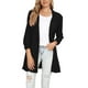 thumbnail image 1 of Blazer Unifizz para mujer, parte delantera abierta, manga 3/4, oficina, talla S, 1 of 7