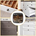 thumbnail image 6 of 4 Pcs Cabinet Handle Drawer Pulls Christmas Night Knobs with Screws Square Furniture Office Cabinet Knob Decoration, 6 of 7
