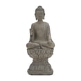 thumbnail image 1 of Figura de Buda sentado de resina, artesanía decorativa de mesa para el hogar. Estilo C, 1 of 9