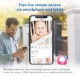thumbnail image 2 of VTech RM9751 Yellow Daisy Cámara inteligente para bebés con Wi-Fi, compatible con iOS y Android, 1080p Full HD, cubierta de modo de privacidad, luz nocturna, sonidos relajantes y canciones de cuna, in, 2 of 5