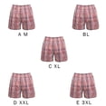 thumbnail image 2 of Shorts Boxeurs en Coton à Carreaux de Plage pour Hommes, 2 of 9
