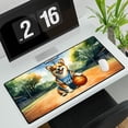 thumbnail image 3 of Happy Father's Day Corgi Playing Basketball with Best Dad Jersey Desk Mat Full Keyboard Mouse Pad Welsh Corgi Dog Lover Gifts Idea Large Mousepad - 13006, 3 of 5