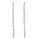 thumbnail image 4 of Pendientes de de imitación de cristal brillante, clásico y elegante para mujeres y niñas Yinane Pendientes largos de borlas, 4 of 8