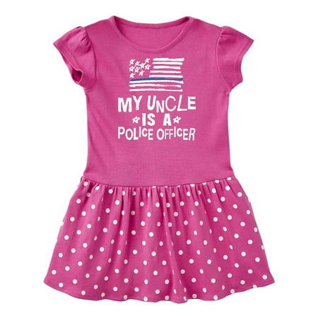 

Inktastic Police Officer Uncle Law Enforcement Gift Baby Girl Dress