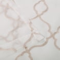 thumbnail image 3 of Lightweight Lattice Sheer Curtain Two Panel Set, 52" x 96", Champagne by Blue Nile Mills, 3 of 5