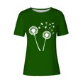 thumbnail image 4 of Kaemgyyd T-Shirt Grande Taille pour Femmes, Mignon, à Imprimé Graphique, Col Rond, Doux, Léger, Manches Courtes, 4 of 4