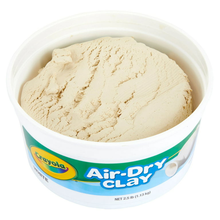 Crayola Air Dry Clay White 2.5kg Bucket No Bake Clay For Kids