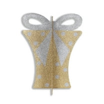 20" Gold and Silver Gift Box