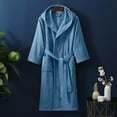 thumbnail image 2 of Shadoumai Robes for Women Fluffy Fuzzy Short Robe Waist Tie Fuzzy Bathrobe with Pockets Plush Cozy Warm Bathrobe, 2 of 3