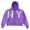 AB1398 Purple, variant on Tisuna Toddler Hoodies Girls Stylish Letter Print Hoodie With Kangaroo Pocket Teen And Youth Daily Party Long Sleeve Tops Clothes Size 2-3 Years
