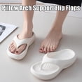 thumbnail image 4 of Pillow Arch Support Flip Flops, Pillow Arch Support Flip Flops for Women, Summer Non-slip Slippers, Beach Shoes, 4 of 8