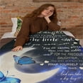 thumbnail image 3 of Blankets from Moms for Daughter Birthday Gifts Soft Fleece Moon Bed Throws Blankets Presents for Birthday 50x60 Inch, 3 of 6