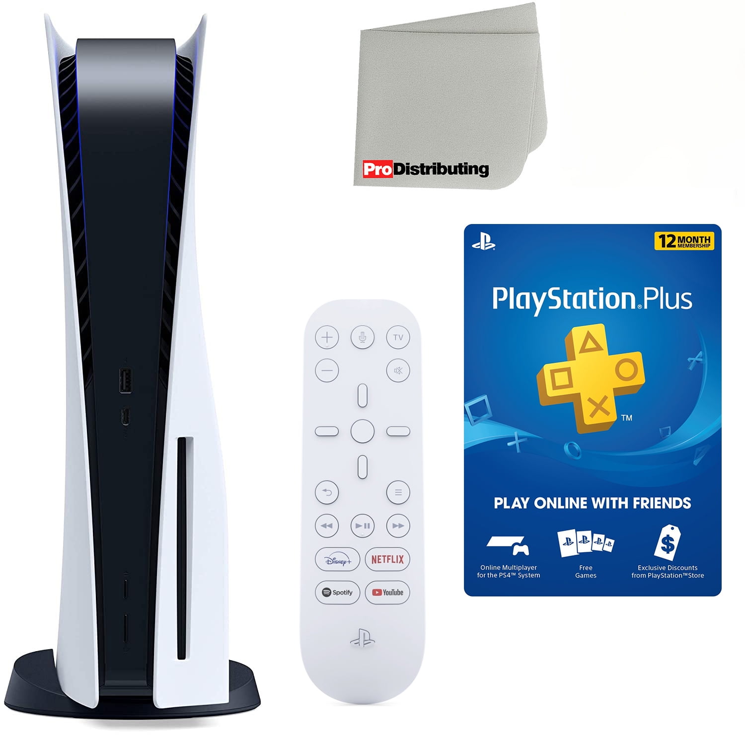 Sony PS5 Disc Bundle with Media Remote, PSN New Zealand Ubuy