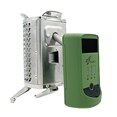 thumbnail image 2 of Outdoor Camping Foldable Stove with USB Charging Module, Portable 5000mAh 3.7V Wood-Burning Cookware Set for Off-Grid Cooking & Recharging, Lightweight 2.4lb Metal/Plastic Construction, Green/Orange, 2 of 6
