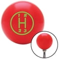 thumbnail image 1 of American Shifter  Green 3 Speed Shift Pattern - 3RUR Red Shift Knob with M16 x 1.5 Insert Shifter, 1 of 1