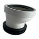 thumbnail image 5 of Inodoro de PVC de extensión de 110 reemplazo de conector de brida de inodoro con compensación de descarga completa Desplazamiento 25 cm Zulema Brida de inodoro compensada, 5 of 7