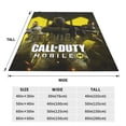 thumbnail image 5 of Call Of Duty Mobile Soft Micro Fleece Cozy Throw Blanket Lightweight Fuzzy Flannel Blankets Sofa Decor Gifts, 5 of 9