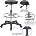 thumbnail image 4 of Backless Drafting Stool with Adjustable Foot Ring, 4 of 9