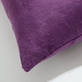 thumbnail image 4 of Ntbay 2 Pack Velvet Toddler Pillowcases, Soft and Warm Travel Pillow Covers with Hidden Zipper Closure, 13" x 18", Purple, 4 of 5
