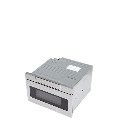 Sharp - 24" 1.2 Cu. Ft. Built-in Microwave Drawer - Stainless steel