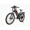 X-Treme Sedona 48 Volt Electric Step-Through Mountain Bicycle 500 Watts, Black with Red and White