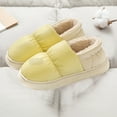 thumbnail image 5 of Taqqpue House Slippers for Women Down Cotton Slippers In Fall and Winter With Non-Slip Heel for Indoor Home Use Thickened and Warm, 5 of 7