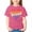 C Pink, variant on ITSAME Anti-Bullying Shirt for Girls, Short Sleeve Crewneck Lightweight Summer Casual Fashion Pullover T-Shirts Pink Size 9-10T
