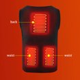thumbnail image 6 of JeashCHAT Heated Vest, USB Charging Lightweight Heated Vest for Men Women Electric Jacket Warmer, Without Battery Pack, 6 of 9