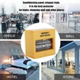 thumbnail image 4 of Botea de Aarma de Ruptura, Botón de Alarma de Seguridad, un Prueba de FUEGO Amarillo para la Puerta de Salida del Centro Comercial de Compras en El Hogar. Use La Herramienta de, 4 of 7