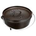 thumbnail image 4 of Lodge 4 Quart Cast Iron Camp Dutch Oven, L10C03, with lid, 4 of 6