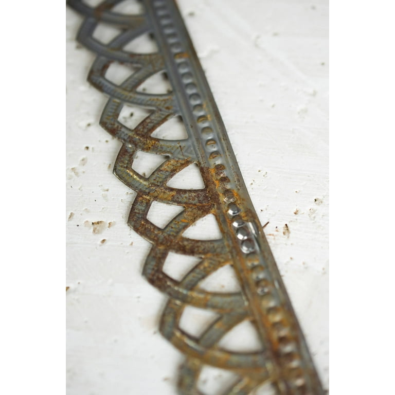 3 Pieces of Metal Trim Ribbon Roman Trim 1 inches x 15 FT