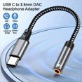 thumbnail image 4 of Adaptador de Cable de Audio USB C A 3,5 mm Adaptador de Auriculares Tipo C A Conector Jack de 3,5 mm para para para Galaxy, 4 of 8
