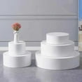thumbnail image 5 of Round Cylinder Stand Pedestal Display, Party Event Decoration Platform Base Stands, Platform Base Risers for Event Decor Displays, 5 of 5