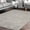 Silver/Gray, variant on LR Home Sage 5' x 7'6" Silver/Gray Floral Wool Indoor Area Rug